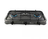 Плита газова Domotec MS-6603 3 комфорки, фото 2
