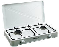 Плита газова, таганок для балонного газу Yücel 2 конфорки з кришкою