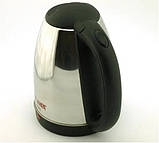 Електрочайник Atlanfa AT-H02 2 л з неіржавкої сталі, фото 2