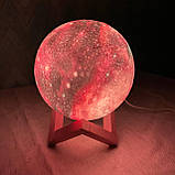 Лампа-нічник світильник світлодіодний 3D Космос з пультом, фото 10