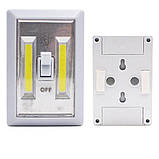 Нічник "вимикач" світлодіодний на ЛЕД лампах на батарейках 5W, фото 5