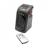 Обігрівач HANDY HEATER портативний, з пультом, потужність 400 Вт, фото 3