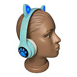 Навушники дитячі Bluetooth  cat ear vzv-23m бездротові, фото 4