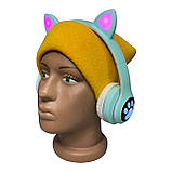Навушники дитячі Bluetooth  cat ear vzv-23m бездротові, фото 7