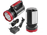 Якісний автономний ручний прожектор Yajia YJ-2895 5W+20SMD, USB power bank, фото 9
