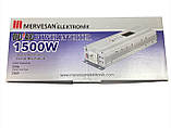 Перетворювач напруги автомобільний інвертор Mervesan 1500W 12V 220V, фото 9