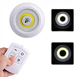 Набір нічників з пультом набір 3 шт LED light with Remote Control set, фото 9