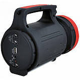 Акумуляторний потужний ліхтар Yajia YJ - 2886, 5W+22SMD, USB power bank, фото 6