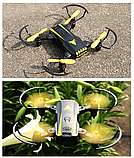 Міні-дрон God of war G48 на Р/У дрон Drone CD1804 з пультом Д/У з камерою WIFI Чорно-жовтий, фото 10