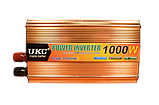Інвертор автомобільний перетворювач напруги UKC 1000 W AC/DC 12 - 220 V, фото 5