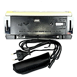 Портативне радіо приймач Golon RX-381/2 USB/SD з LED ліхтарем Gold, фото 7