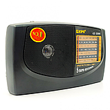 Портативний радіоприймач KIPO KB-308 AC може працювати на батарейках, фото 8