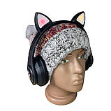 Навушники дитячі Cat Ear В39М з радіо і блютуз чорні, фото 3