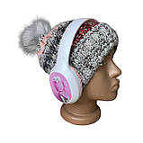 Навушники дитячі YLZ-5 з радіо та блютуз білі, фото 4