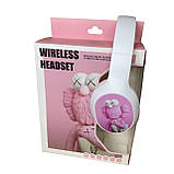 Навушники дитячі YLZ-5 з радіо та блютуз білі, фото 8