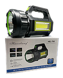 Надпотужний надійний ручний ліхтар Haoerliang HEL-T95-LED+COB, USB, Power Bank на сонячній батареї, фото 3