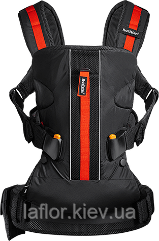 Рюкзак-кенгуру BabyBjorn Carrier One black Outdoors, фото 2