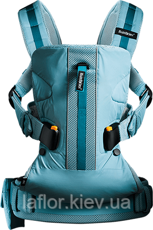 Рюкзак-кенгуру BabyBjorn Carrier One Outdoors turquoise, фото 2