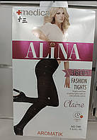 Колготки жіночі утеплені , утяжка по нозі . ALINA 380 DEN.