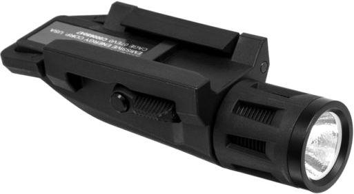 Ліхтар на шолом INFORCE WML, Black Body, White LED Gen2