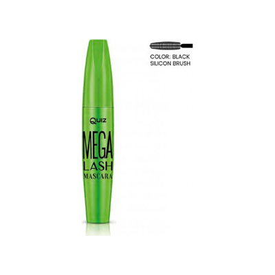 Туш для вій "Мега вії" подовжуюча Quiz Mega lash Mascara