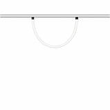 Неоновий світильник PROLUM для магнітної трекової системи M20; 16W; 48V; Білий 4000K;SERIES "NT". 1 метр, фото 2