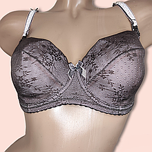 Бюстгальтер для годування 80 D бавовняний формова чашка з кісточками тонкий поролон