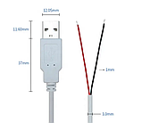 Кабель USB 2.0 PROLUM - 1 метр, Білий, фото 2