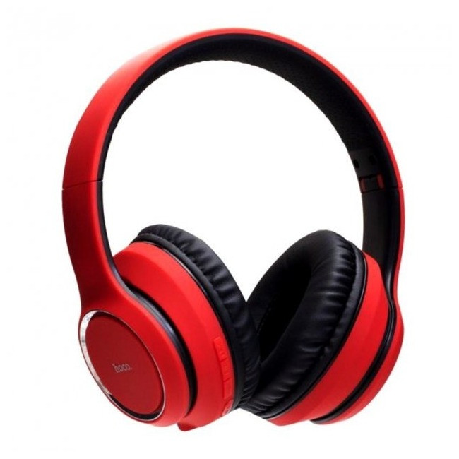 Бездротові накладні навушники Bluetooth HOCO Journey Hi-Res W28 Red, фото 1