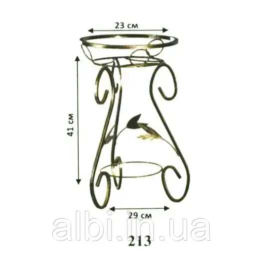 Кованая подставка для цветов, подставка для растений металлическая, подставка из металла