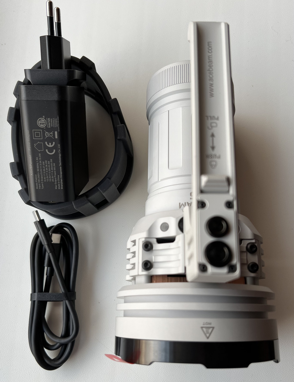 Фонарь Acebeam X75 6500 K Micro-arc Oxidation Powerful Flashlight 70.3 HI