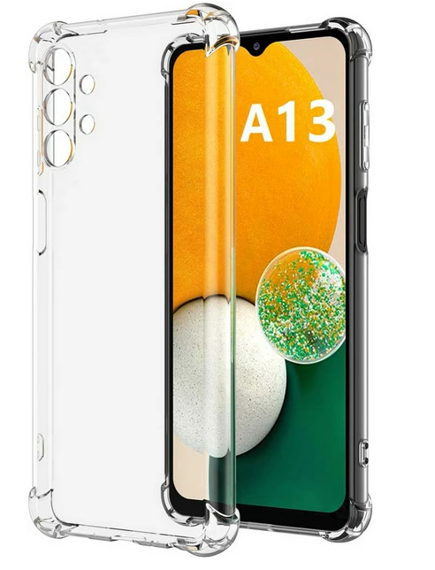 Противоударный прозрачный чехол для Samsung Galaxy A13 4G (SM-A135FZKKSEK), фото 1