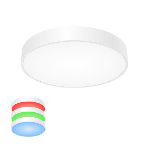 Світильник світлодіодний 65W RGB Білий З Пультом ДК