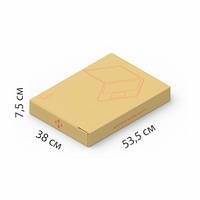 Коробка Новой Почты для ноутбуков 5 кг (53x38x7 см)