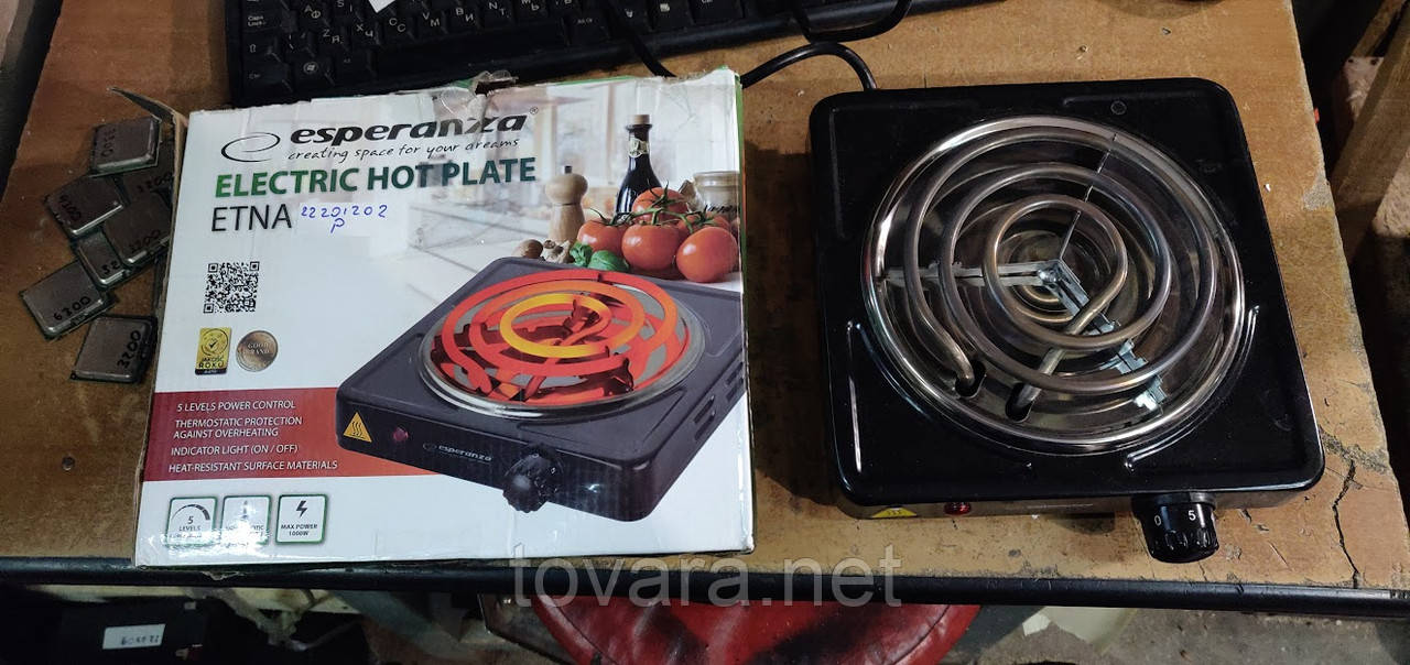 Електрична плита Esperanza EKH001K No 22201202