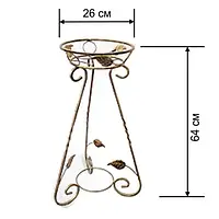Кована підставка для квітів, підставка для рослин металева, підставка з металу К-013