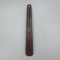 Lucewax ложка рожок для обуви металлическая 30 см коричневая