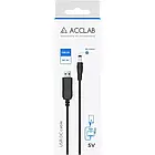 Кабель живлення для роутера Acclab USB (тато) - DC, 5, 5х2, 5 мм (тато) Black 5V 1.5 A (для роутера), фото 3