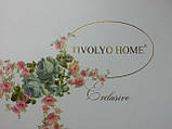 Комплект постільної білизни Tivolyo Home Hena сатин люкс 220-200 см рожевий, фото 5