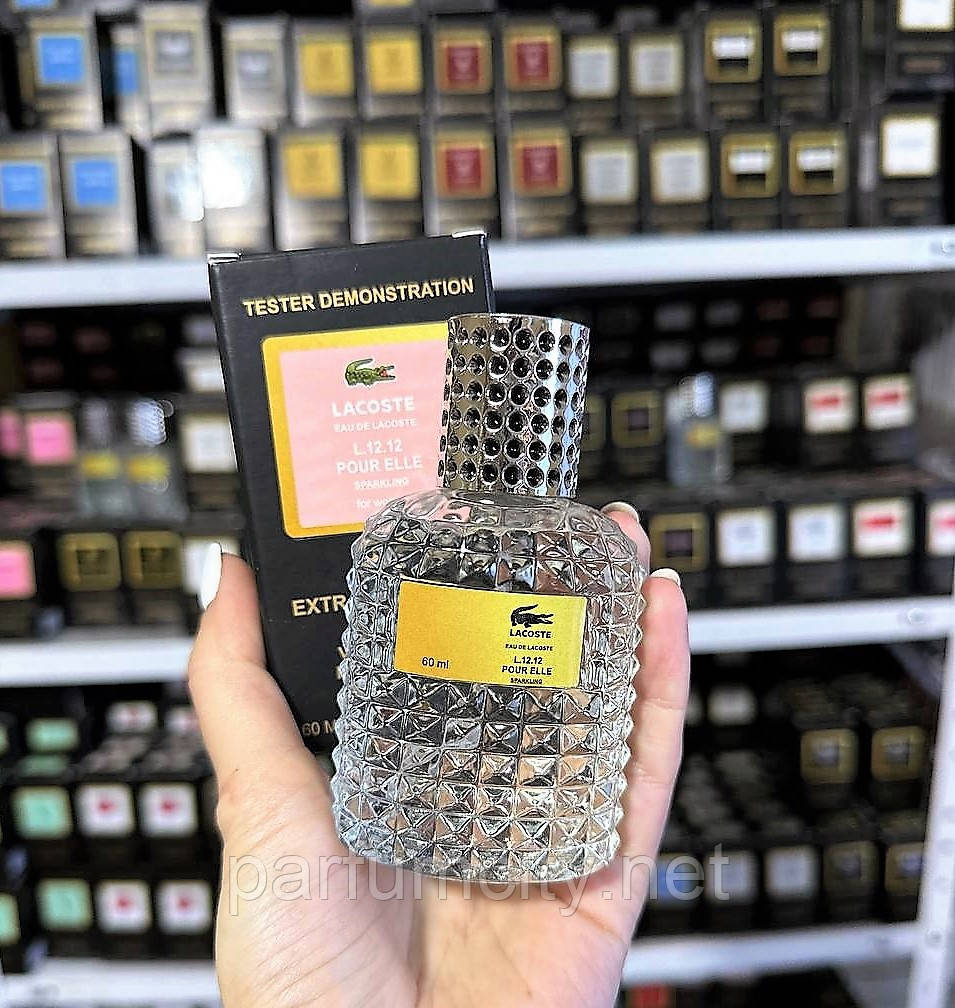 Купить Женский тестер Lacoste Eau De L.12.12 Pour Elle Sparkling 60 ml ...