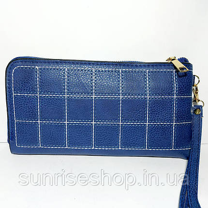Гаманець клатч жіночий на блискавці з ручкою, фото 1