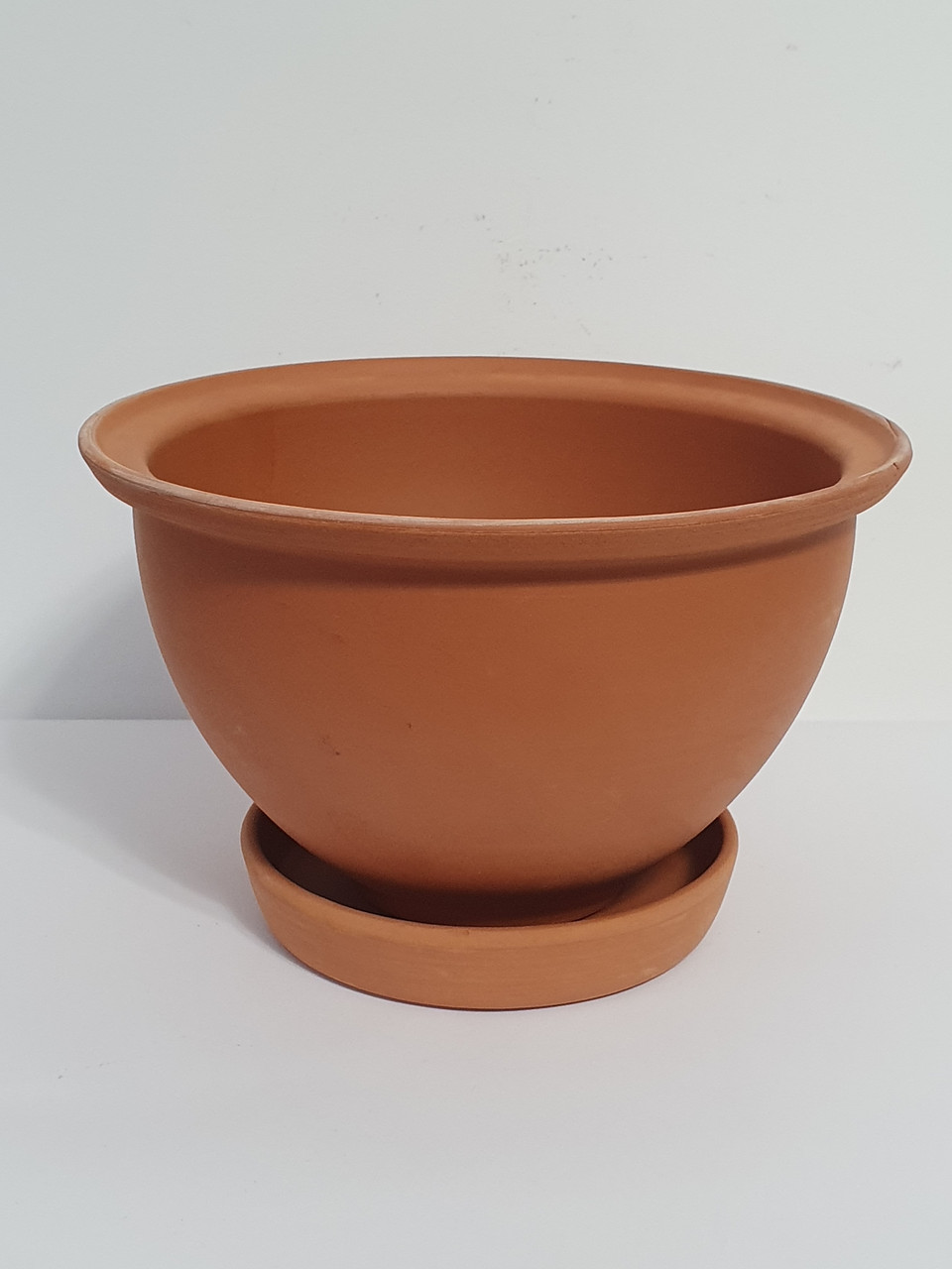 Горщик Теракота, 1,5 л глиняний / вазон для квітів, кімнатних (домашніх) рослин, (з червоної глини)