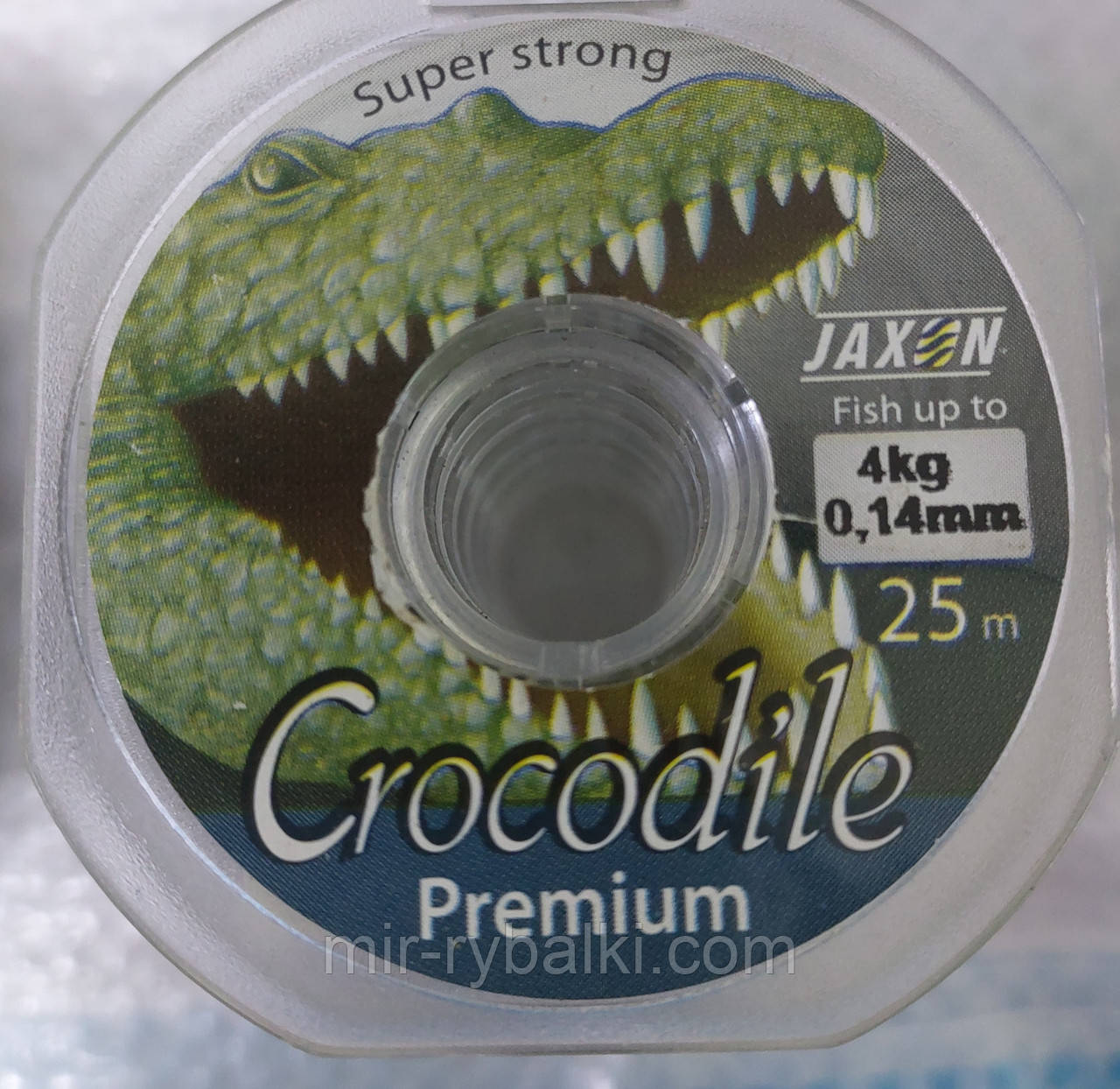 Волосінь Jaxon Crocodile Premium 25 м — 0.14 мм 4кг