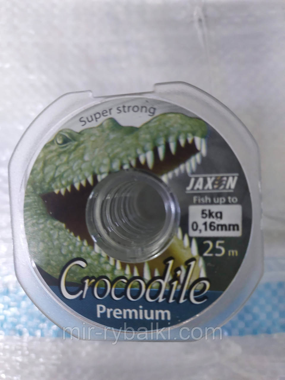 Волосінь Jaxon Crocodile Premium 25 м — 0.16 мм 5кг