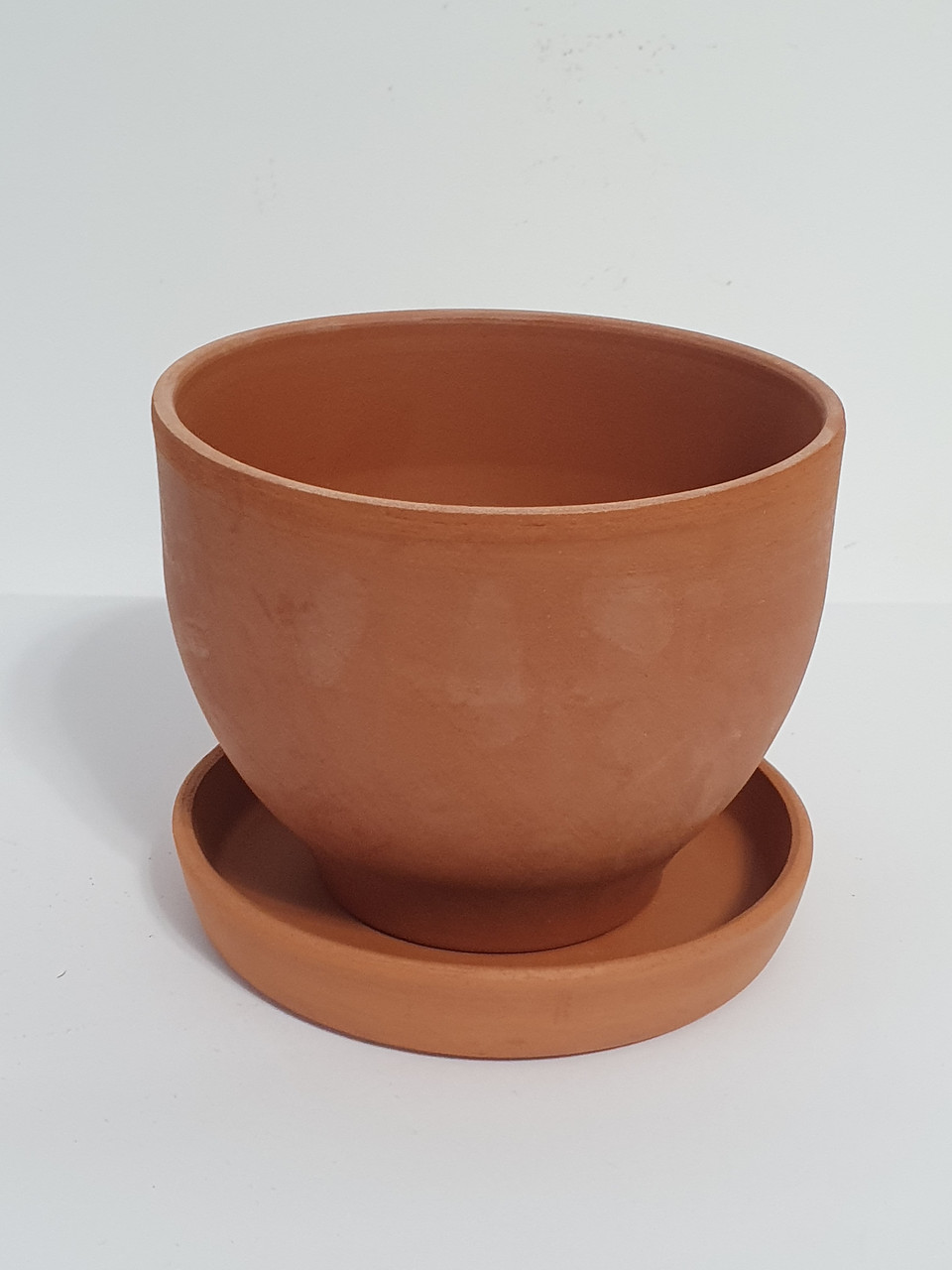 Горщик Теракота, 0,7 л глиняний / вазон для квітів, кімнатних (домашніх) рослин, (з червоної глини), фото 1