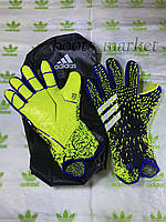 Вратарские перчатки adidas Predator 20 Pro / Перчатки для вратаря / футбольные перчатки адидас предатор