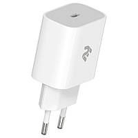 Сетевое зарядное устройство 2Е Wall Charger PD3.0 (3A, 20W) - White