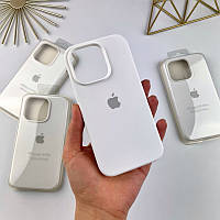 Силиконовый чехол на Айфон 14 Про c закрытым низом | iPhone 14 Pro White (9)