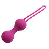 Силіконові вагінальні кульки із зміщеним центром ваги Sakura Fini. Тренажер Кегеля для звуження піхви, фото 2