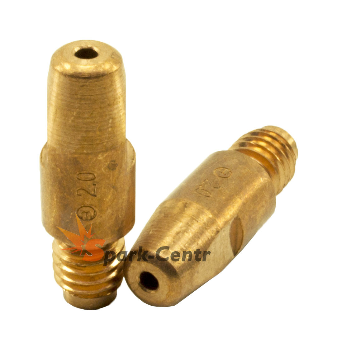 Накінечник токоз'ємний мідний Ø2,0 мм М8х30 для зварювальних пальників МВ 36 Abicor Binzel (Німеччина), фото 1